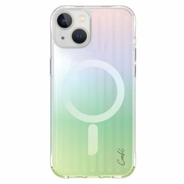 UNIQ etui Coehl Linear iPhone 15 6.1" Magnetic Charging opal|iridescent