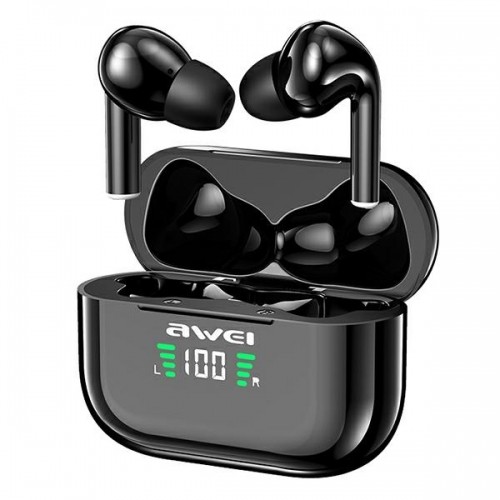 AWEI słuchawki Bluetooth 5.1 T29P TWS + stacja dokująca czarny|black image 3