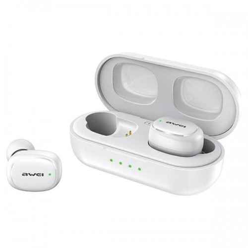 AWEI słuchawki Bluetooth 5.1 T13 Pro TWS + stacja dokująca biały|white image 3