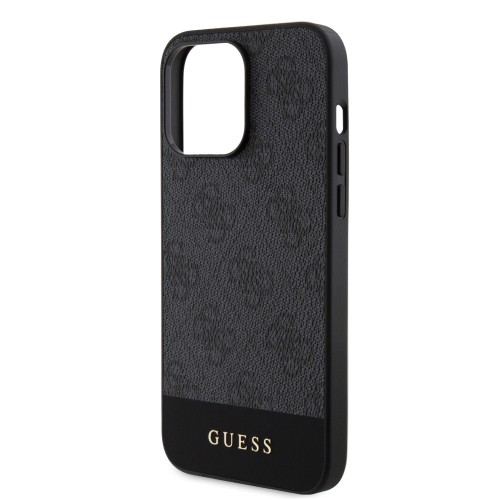Guess PU 4G Stripe MagSafe Case for iPhone 15 Pro Max Black image 4