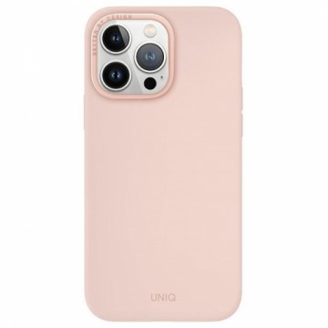 UNIQ etui Lino Hue iPhone 15 Pro Max 6.7" Magclick Charging różowy|blush pink