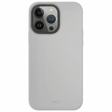 UNIQ etui Lino Hue iPhone 15 Pro Max 6.7" Magclick Charging jasnoszary|chalk grey