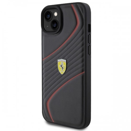 Ferrari FEHCP15MPTWK iPhone 15 Plus 6.7" czarny|black hardcase Twist Metal Logo image 2