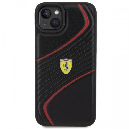 Ferrari FEHCP15MPTWK iPhone 15 Plus 6.7" czarny|black hardcase Twist Metal Logo image 3