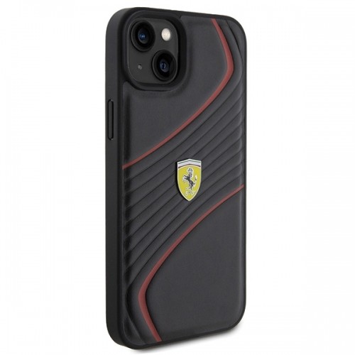 Ferrari FEHCP15MPTWK iPhone 15 Plus 6.7" czarny|black hardcase Twist Metal Logo image 4
