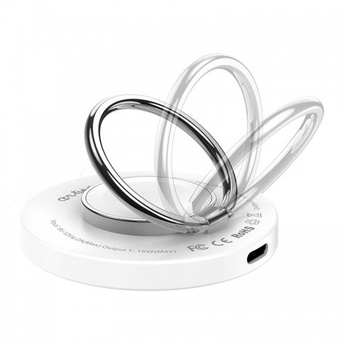 Wireless charger 2-in-1 Choetech T603-F, holder (white) image 3