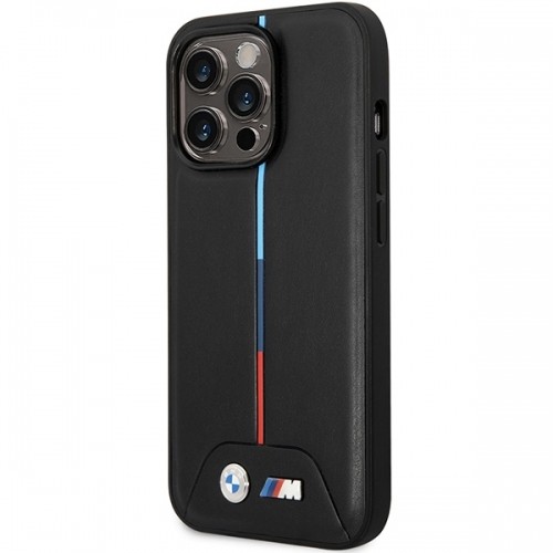 Etui BMW BMHMP13L22PVTK iPhone 13 Pro | 13 6.1" czarny|black Quilted Tricolor MagSafe image 2