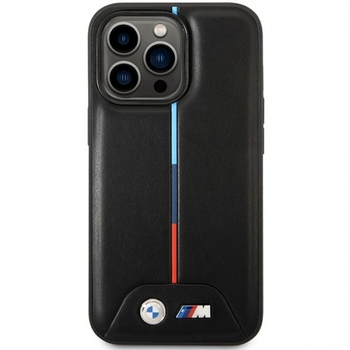 Etui BMW BMHMP13L22PVTK iPhone 13 Pro | 13 6.1" czarny|black Quilted Tricolor MagSafe image 3