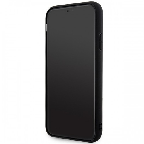 Karl Lagerfeld KLHCN613DRKNK iPhone 11 | Xr 6.1" czarny|black hardcase Rubber Karl Head 3D image 5