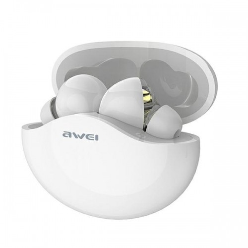 AWEI słuchawki sportowe Bluetooth T12 TWS białe|white image 2