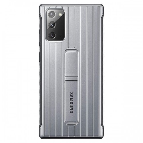 Etui Samsung EF-RN980CS Note 20 N980 srebrny|silver Protective Standing Cover image 1