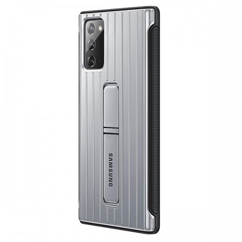 Etui Samsung EF-RN980CS Note 20 N980 srebrny|silver Protective Standing Cover image 3