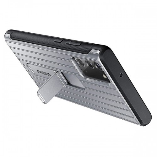 Etui Samsung EF-RN980CS Note 20 N980 srebrny|silver Protective Standing Cover image 5