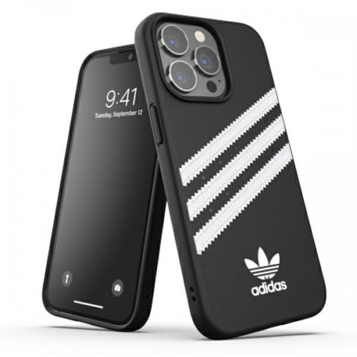 Adidas OR Moulded Case PU iPhone 13 Pro | 13 6,1" czarno biały | black white 47114 image 1