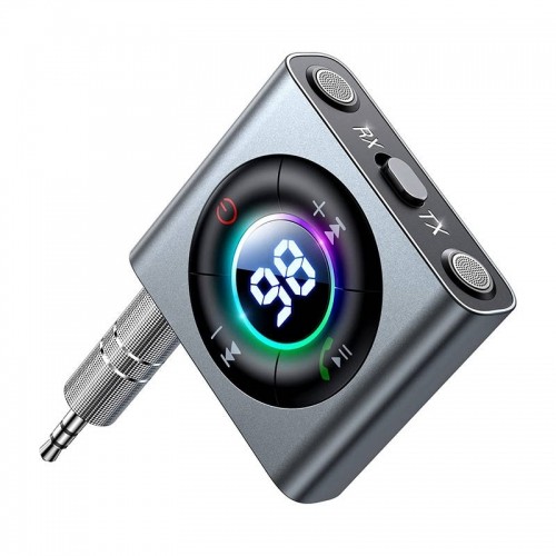 Bluetooth 5.3 AUX transmitter|receiver Joyroom JR-CB1 (gray) image 1