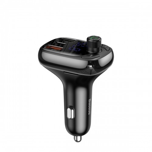 Bluetooth transmitter | car charger Baseus S-13 (Overseas Edition) - black image 2