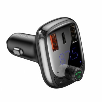 Bluetooth transmitter | car charger Baseus S-13 (Overseas Edition) - black