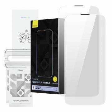 Tempered Glass Baseus Corning for iPhone 14 Pro with built-in dust filter