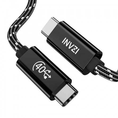 Invzi USB-C | USB4.0 Gen3 Cable 240W 40Gbps, 1m (Black) image 3