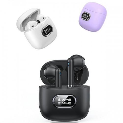 USAMS Słuchawki Bluetooth 5.3 TWS IA II series bezprzewodowe purpurowy|purple BHUIAII03 (USAMS-IAII15) image 2