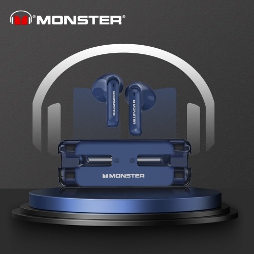 Monster XKT08 TWS Wireless Headset Blue image 3