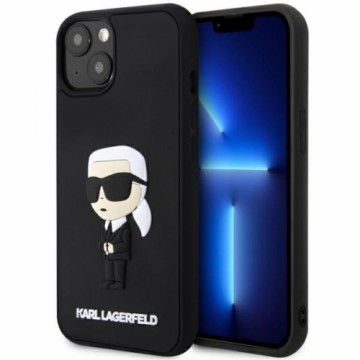 Karl Lagerfeld KLHCP14M3DRKINK iPhone 14 Plus 6.7" czarny|black hardcase Rubber Ikonik 3D