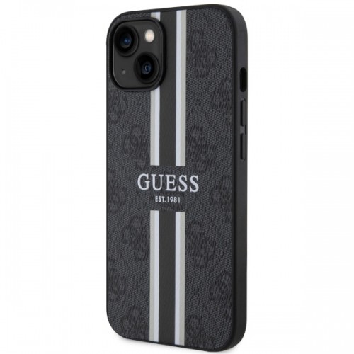 Guess GUHMP14SP4RPSK iPhone 14 6,1" czarny|black hardcase 4G Printed Stripes MagSafe image 2