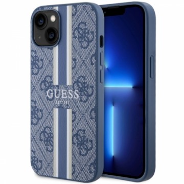 Guess GUHMP14MP4RPSB iPhone 14 Plus 6,7" niebieski|blue hardcase 4G Printed Stripes MagSafe