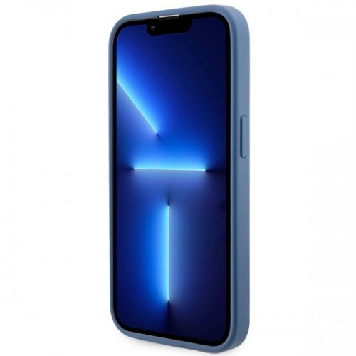 Guess GUHMP14LP4RPSB iPhone 14 Pro 6.1" niebieski|blue hardcase 4G Printed Stripes MagSafe image 5