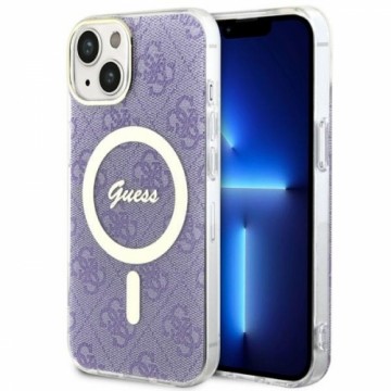 Guess GUHMP14MH4STU iPhone 14 Plus 6.7" purpurowy|purple hardcase 4G MagSafe