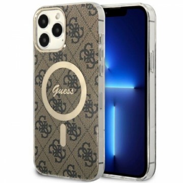 Guess GUHMP13XH4STW iPhone 13 Pro Max 6.7" brązowy|brown hardcase 4G MagSafe
