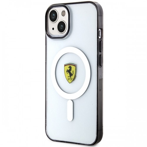 Ferrari FEHMP14SURKT iPhone 14 6,1" przezroczysty|transparent hardcase Outline Magsafe image 2