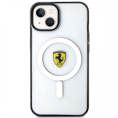 Ferrari FEHMP14SURKT iPhone 14 6,1" przezroczysty|transparent hardcase Outline Magsafe image 3