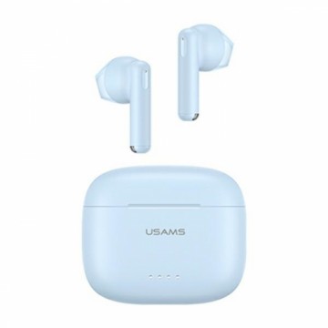 USAMS Słuchawki Bluetooth 5.3 TWS US14 Series Dual mic bezprzewodowe niebieskie|blue BHUUS03
