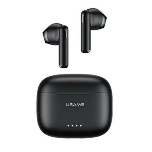 USAMS Słuchawki Bluetooth 5.3 TWS US14 Series Dual mic bezprzewodowe czarne|black BHUUS01 image 1