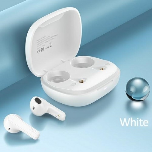 USAMS Słuchawki Bluetooth 5.0 TWS SM series bezprzewodowe biały|white BHUSM01 (US-SM001) image 2
