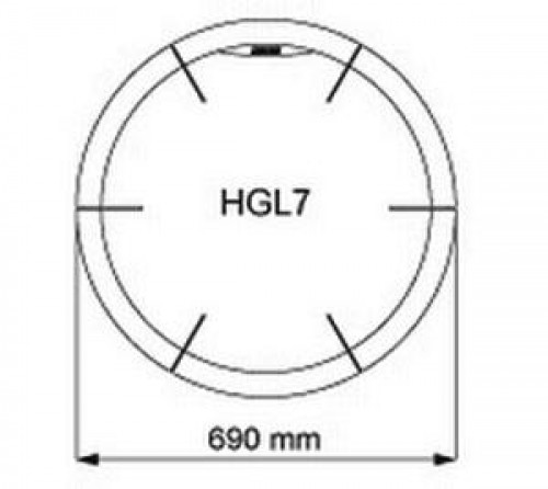 Harvia HGL7 защитное ограждение для электрической печи Globe GL110 image 3