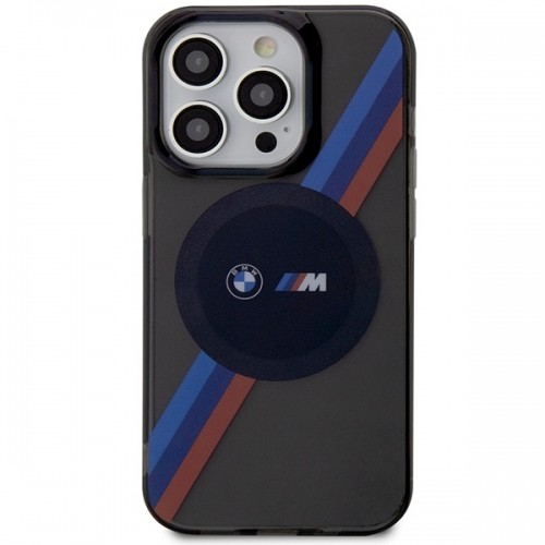 Etui BMW BMHMP14XHDTK iPhone 14 Pro Max 6,7" szary|grey hardcase Tricolor Stripes MagSafe image 3