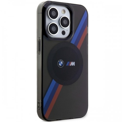 Etui BMW BMHMP14XHDTK iPhone 14 Pro Max 6,7" szary|grey hardcase Tricolor Stripes MagSafe image 4