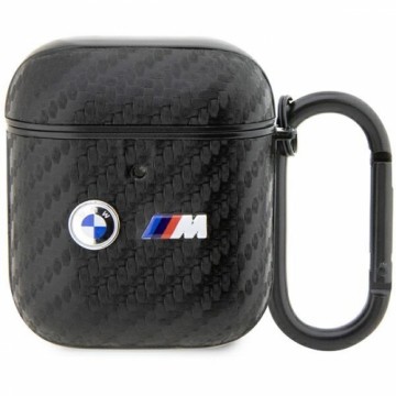 BMW BMA2WMPUCA2 AirPods 1|2 cover czarny|black Carbon Double Metal Logo