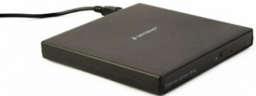 Ārējais diskdzinis Gembird External USB DVD drive Black