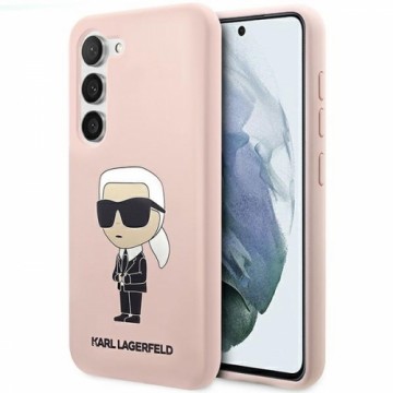 Karl Lagerfeld KLHCS23SSNIKBCP S23 S911 hardcase różowy|pink Silicone Ikonik