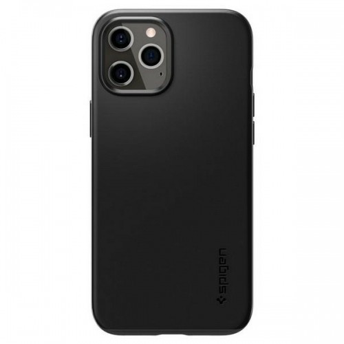 Spigen Thin Fit iPhone 12|12 Pro czarny|black ACS01696 image 2