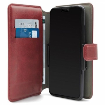 PURO Wallet 360° XL etui uniwersalne czerwony|red obrotowe z kieszeniami na karty UNIWALLET4REDXL
