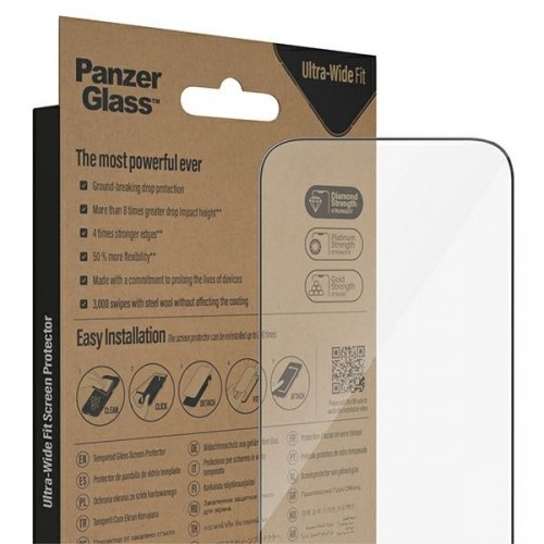 PanzerGlass Ultra-Wide Fit iPhone 14 Pro 6,1" Screen Protection Antibacterial Easy Aligner Included 2784 image 5