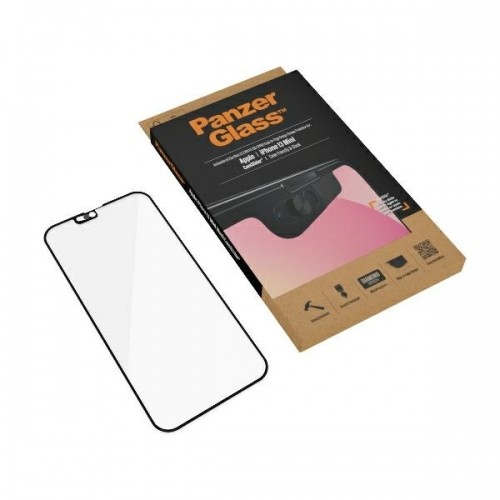 PanzerGlass E2E Microfracture iPhone 13 Mini 5,4" CamSlider Case Friendly AntiBacterial czarny|black 2747 image 5