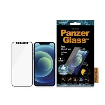 PanzerGlass E2E Microfracture iPhone 12 Mini 5,4" CamSlider Case Friendly AntiBacterial czarny|black