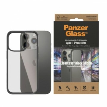 PanzerGlass ClearCase iPhone 14 Pro 6.1" Antibacterial czarny|black 0406
