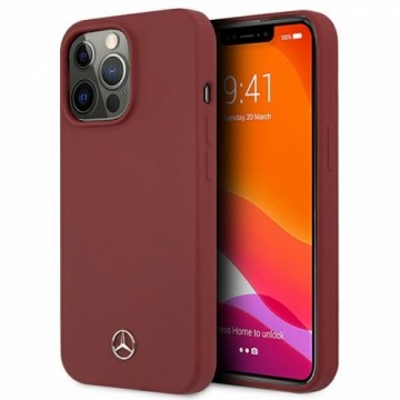 Mercedes MEHCP13LSILRE iPhone 13 Pro | 13 6,1" czerwony|red hardcase Silicone Line