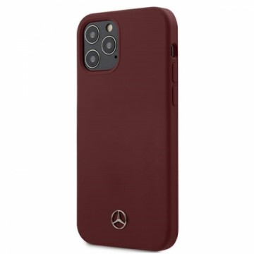 Mercedes MEHCP12MSILRE iPhone 12|12 Pro 6,1" czerwony|red hardcase Silicone Line